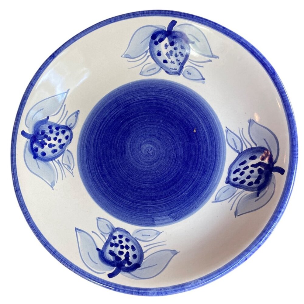 Williams Sonoma Assorted Fruits Made In Italy Salad Plate, 8 1/2" Diameter